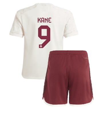 Bayern Munich Harry Kane #9 Koszulka Trzecich Dziecięca 2023-24 Krótki Rękaw (+ Krótkie spodenki)